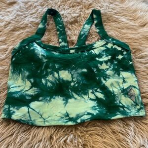 FP Movement All clear cami. Size XS/s. Green tie dye color. Like new!